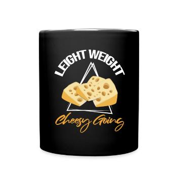 Smoked Gouda Design and Gouda Foodie - Full Colour Mug - black - Front