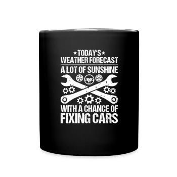 Ingénieur en mécatronique automobile Mécanicien automobile Mécanicien automobile - Mug uni - noir - Devant