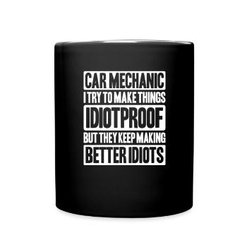 Ingénieur en mécatronique automobile Mécanicien automobile Mécanicien automobile - Mug uni - noir - Devant