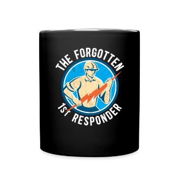 High Voltage Electrician Power Grid - Full Colour Mug - black - Front