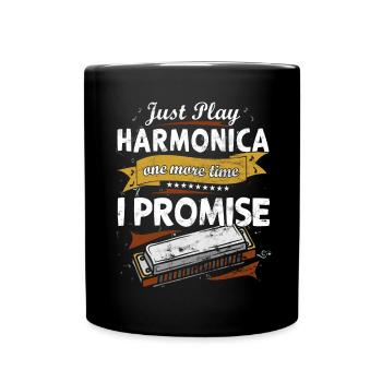 Drôle d’instrument d’harmonica vintage - Mug uni - noir - Devant