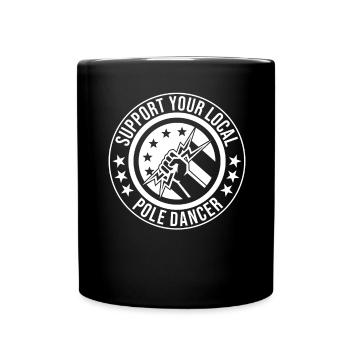 Réseau électrique électrique haute tension - Mug uni - noir - Devant