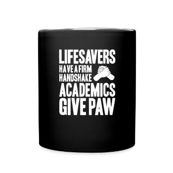 Lifeguard Water Rescue Lifesaver - Full Colour Mug - black - Front