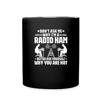 Amateurfunker Amateurfunk Radio Ham Amateur Radio - Mug uni - noir - Devant