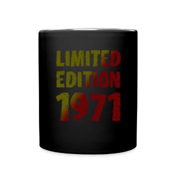 1971 édition limitée anniversaire cadeau femme mari - Mug uni - noir - Devant