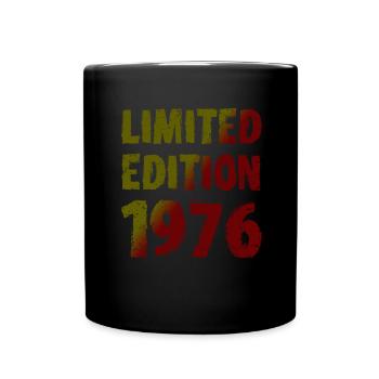 1976 Limited Edition Birthday Gift Wife Husband - Full Colour Mug - black - Front