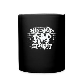 Hip Hop Rap Street Music Genre Rap - Full Colour Mug - black - Front