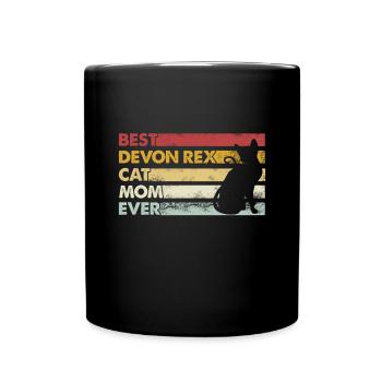 Meilleure maman de tous les temps - Devon Rex Cat - Mug uni - noir - Devant