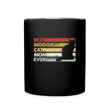 Meilleure mère de tous les temps - Moggie Cat - Mug uni - noir - Devant