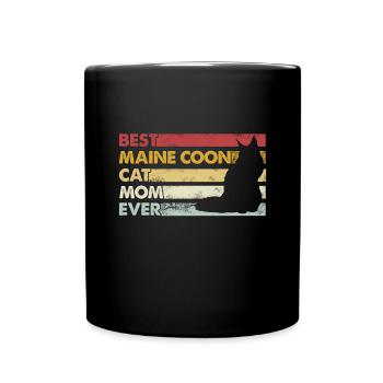 Meilleure mère de tous les temps - Maine Coon Cat - Mug uni - noir - Devant
