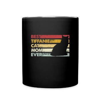 Best Mother Ever - Tiffanie Cat - Full Colour Mug - black - Front
