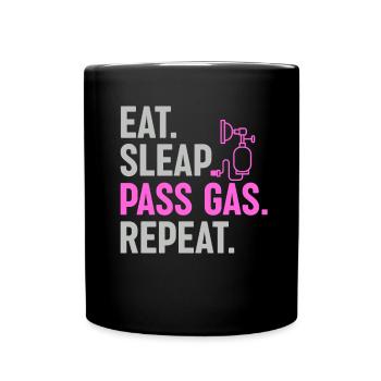 Infirmière en anesthésie - Anesthésie amusante - Mug uni - noir - Devant