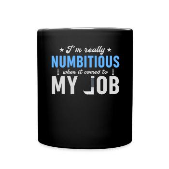 Technicien en anesthésie - Anesthésie amusante - Mug uni - noir - Devant