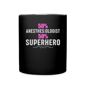 Infirmière en anesthésie - Anesthésie amusante - Mug uni - noir - Devant