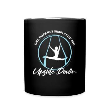 Aerial Silk Circus for Aerial Silk Performers - Full Colour Mug - black - Front
