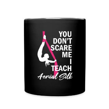 Aerial Silk Circus for Aerial Silk Performers - Full Colour Mug - black - Front