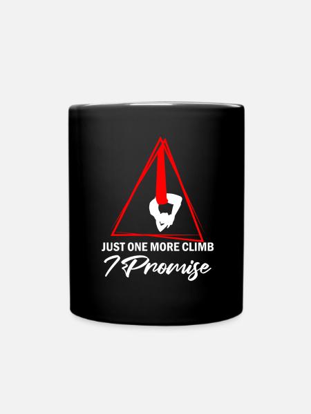 Soies aériennes pour le yoga aérien et la gymnastique aérienne - Mug uni - noir