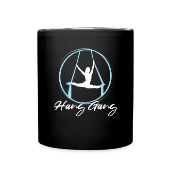 Aerial Silk Circus for Aerial Silk Performers - Full Colour Mug - black - Front