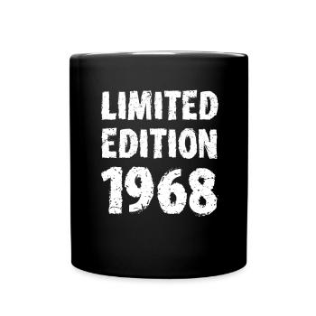 1968 Limited Edition Birthday Gift Wife Husband - Full Colour Mug - black - Front