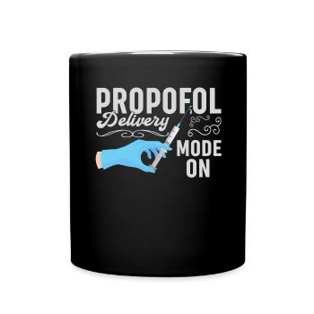 Infirmière en anesthésie - Anesthésie amusante - Mug uni - noir - Devant