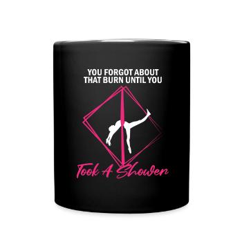 Aerial Silk Dancer for Aerial Ribbon and Aerialist - Full Colour Mug - black - Front
