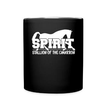 Ghost Stallion of Cimarron - - Full Colour Mug - black - Front