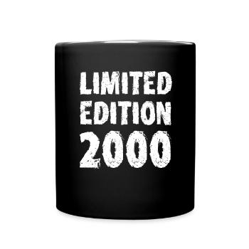 2000 Limited Edition Birthday Gift Wife Husband - Full Colour Mug - black - Front