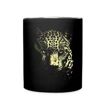 Jaguar - Tasse einfarbig - Schwarz - Vorne