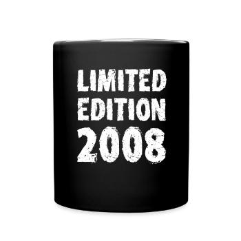 2008 Édition Limitée Anniversaire Cadeau Femme Mari - Mug uni - noir - Devant