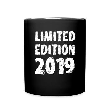 2019 Édition Limitée Anniversaire Cadeau Décoration - Mug uni - noir - Devant