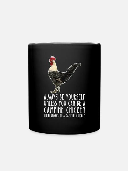 Soyez vous-même – Poulet Campine - Mug uni - noir