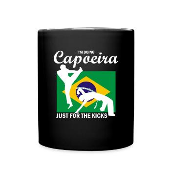 Instruments de capoeira pour la danse brésilienne - Mug uni - noir - Devant
