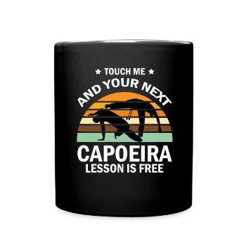 Capoeira für Mixed Martial Arts und Kickboxen - Tasse einfarbig - Schwarz - Vorne