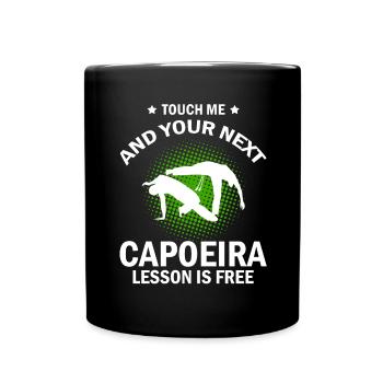 Ginga Capoeira für brasilianische Kampfsportarten - Tasse einfarbig - Schwarz - Vorne