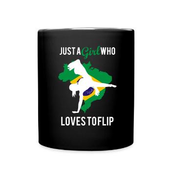Brazilian dance for kickboxing - Full Colour Mug - black - Front