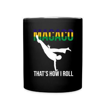 Capoeira for Mixed Martial Arts and Kickboxing - Full Colour Mug - black - Front