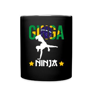 Capoeira Athletic pour la danse afro-brésilienne - Mug uni - noir - Devant