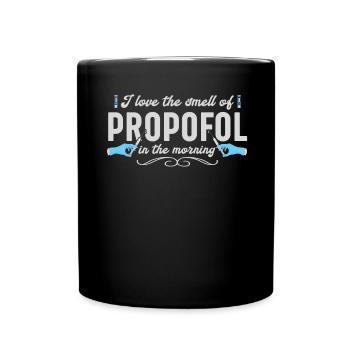 Infirmière en anesthésie - Anesthésie amusante - Mug uni - noir - Devant