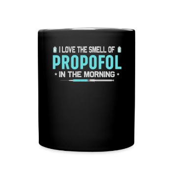 Infirmière en anesthésie - Anesthésie amusante - Mug uni - noir - Devant