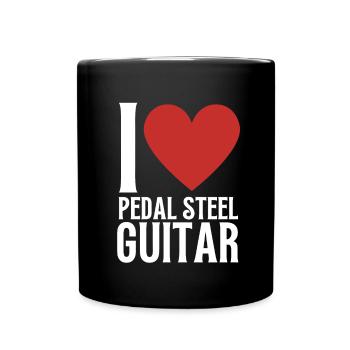 Pedal Steel Guitar - Tasse einfarbig - Schwarz - Vorne