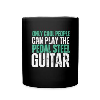 Pedal Steel Guitar - Tasse einfarbig - Schwarz - Vorne