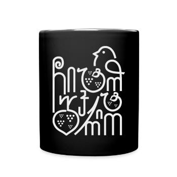 LITTLE BIRD - Full Colour Mug - black - Front