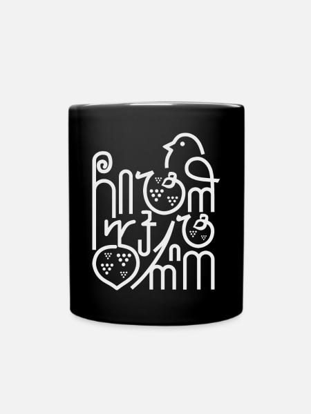 LITTLE BIRD - Full Colour Mug - black