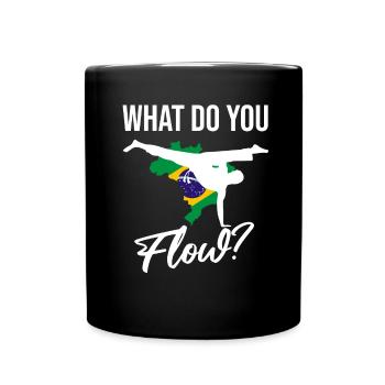 Capoeira Athletic pour la danse afro-brésilienne - Mug uni - noir - Devant