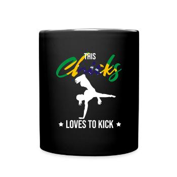 Arts martiaux brésiliens pour instruments de capoeira - Mug uni - noir - Devant