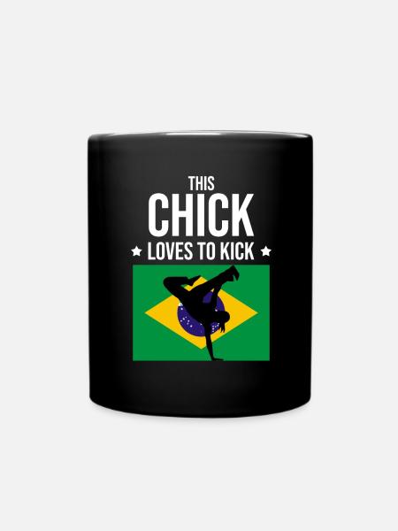 Capoeira pour arts martiaux mixtes et kickboxing - Mug uni - noir