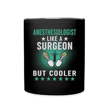 Medizin -Propofol -Anästhesiologie - Tasse einfarbig - Schwarz - Vorne