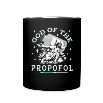 Medicine -Propofol Jesus Anesthesiology - Full Colour Mug - black - Front