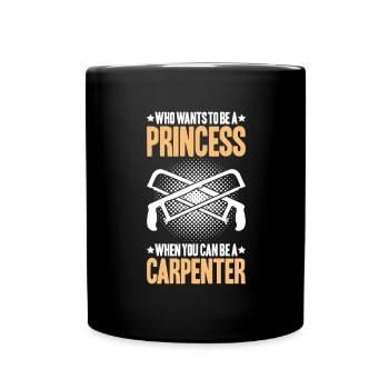 Zimmerer Zimmermann Zimmerei Carpenter Carpentry - Full Colour Mug - black - Front