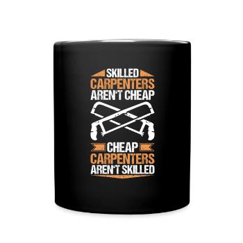 Zimmerer Zimmermann Zimmerei Carpenter Carpentry - Full Colour Mug - black - Front